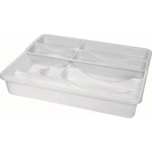 Plast Team POLAND SP. Z O.O. WKŁAD DO SZUFLAD DWURZĘDOWY 1392 BIAŁY - Akcesoria do sztućców - miniaturka - grafika 1