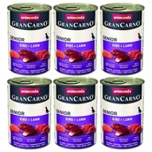 Mokra karma dla psów - ANIMONDA GranCarno Senior smak:  Wołowina i jagnięcina  6x400g - miniaturka - grafika 1
