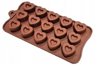 Formy do ciast - Silikonowa forma, foremka do czekoladek, Serca - miniaturka - grafika 1