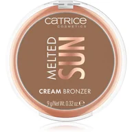 Bronzery i konturowanie twarzy - Catrice Melted Sun Cream Bronzer 030 9g - miniaturka - grafika 1