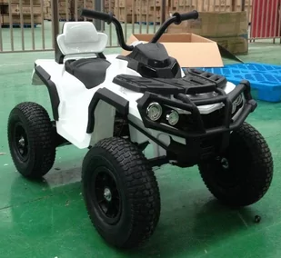 RAMIZ Pojazd Quad ATV Pompowane Koła Biały PA.BDM0906.AIR.BIA - Pojazdy elektryczne dla dzieci - miniaturka - grafika 1