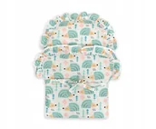 Domki dla lalek - Becik dla lalek otulacz wiązany - jeżyki miętowe - miniaturka - grafika 1