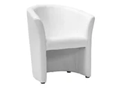 Fotele - Signal Meble Fotel TM-1 Biały EK-26 - miniaturka - grafika 1