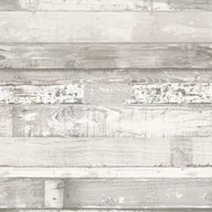 Tapety - Homestyle Tapeta Wood, złamana biel i szary - miniaturka - grafika 1
