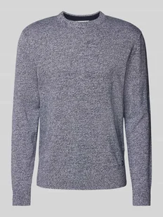 Sweter z dzianiny z okrągłym dekoltem - Swetry męskie - miniaturka - grafika 1