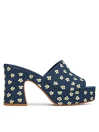 Klapki i japonki damskie - DeeZee Klapki 6103-3 Granatowy - miniaturka - grafika 1