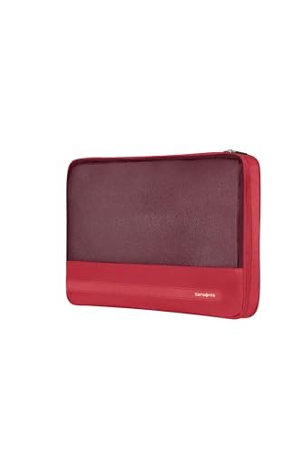 Samsonite TA Revolution - Zestaw Organizerów 3 Częściowy, Wysokiej Jakości Organizer Podróżny, Kostki Pakowe na Wakacje, Organizer do Walizki i Plecaka, Czerwony