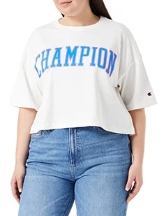 Champion Damska koszulka Rochester 1919 C-Campus Crop Oversize S-s, Off-White (Way), Large, Off-white (Way), L - Koszulki i topy damskie - miniaturka - grafika 1