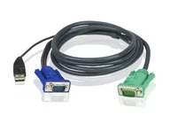 Kable - ATEN KVM Cable (HD15-SVGA, USB, USB) -1.2 m 2L-5201U - miniaturka - grafika 1