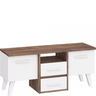 Szafki RTV - Szafka RTV 3D NOR-14 Nordis MebloCross Dąb Artisan / Biały Mat - miniaturka - grafika 1