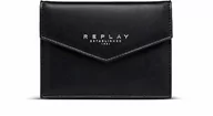 Portfele - Replay Damski FW5324 portfel z akcesoriami podróżnymi, 098 czarny, dł. 15 x wys. 11 cm, 098 BLACK, L 15 X H 11 CM - miniaturka - grafika 1