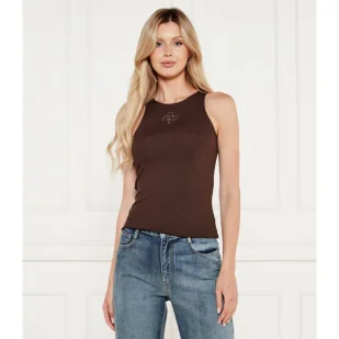 GUESS Top GUENDALINA Slim Fit - Koszulki i topy damskie - miniaturka - grafika 1