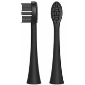 Końcówki do szczoteczek elektrycznych - Końcówki wymienne Feelo Pro Black Standard do szczoteczki sonicznej Feelo Pro - miniaturka - grafika 1