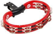 Instrumenty perkusyjne - Meinl Percussion Percussion TMT2R Tambourine (tworzywo sztuczne ABS) z zaciskami stalowymi (2-rzędowymi) montowany, czerwony TMT2-R - miniaturka - grafika 1
