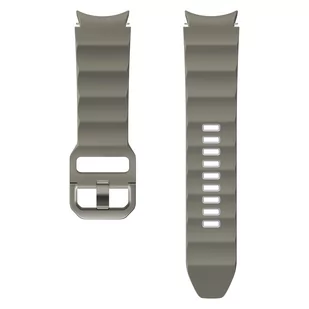 Samsung Rugged Sport Band pasek Samsung Galaxy Watch (5/4 series) szary (S/M) (ET-SDR90SJEGEU) - Akcesoria do smartwatchy - miniaturka - grafika 1