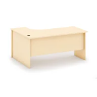 Biurka - B2B Partner Biurko ergonomiczne prawe, brzoza CF-D0742 R CD060 - miniaturka - grafika 1