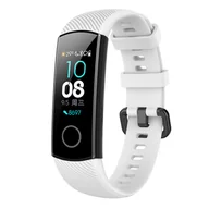 Akcesoria do smartwatchy - Pasek opaska silikonowa do Honor Band 4/5 "Biały" - miniaturka - grafika 1
