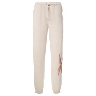 Damskie Spodnie REEBOK MODERN SAFARI JOGGER HA1041 – Beżowy - Spodnie sportowe damskie - miniaturka - grafika 1