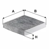 Filtry kabinowe - FILTRON Filtr kabiny węglowy K1236A - miniaturka - grafika 1