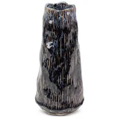 Wazony i flakony - Wazon Ceramiczy Dekoracyjny Alda 14X14X28 Granatowy + Beżowy - miniaturka - grafika 1