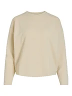 Koszulki i topy damskie - Vila Koszulka w kolorze beżowym - miniaturka - grafika 1