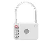 Lokalizatory GPS - MiLi MiLock kłódka do bagażu biała - miniaturka - grafika 1