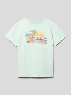 Koszulki dla dziewczynek - T-shirt z okrągłym dekoltem model 'LOW TIDE’ - grafika 1