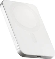 Powerbanki - Zens Slim Qi2 Aluminium Powerbank 5000 mAh kompatybilny z MagSafe i Qi2 biały - miniaturka - grafika 1