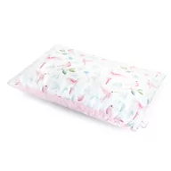 Kołdry i poduszki dla dzieci - Puszysta poduszka bambusowa Luxe - Rajskie ptaszki - pink - miniaturka - grafika 1