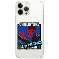 Etui i futerały do telefonów - ERT GROUP etui na telefon Iphone 13 PRO MAX, case oryginalny i oficjalnie licencjonowany przez Marvel, wzór Spider Man 033, optymalnie dopasowane, plecki z TPU częściowo przeźroczyste - miniaturka - grafika 1