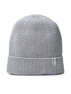 Czapki męskie - Jack & Jones Czapka męska Jacbrink Beanie Ln, Jasnoszary melanż, Rozmiar uniwersalny - miniaturka - grafika 1
