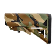 Amunicja i osprzęt ASG - Kolba B5 Systems SOPMOD MIL-SPEC QD Woodland do AR15 - miniaturka - grafika 1