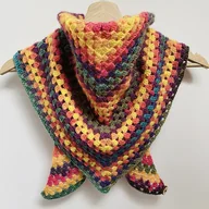 Apaszki i szaliki damskie - Ciepła zapinana apaszka lub chusta dla dziewczynki z wełną merino - miniaturka - grafika 1