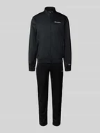 Spodnie sportowe męskie - Dres ze stójką i zamkiem błyskawicznym - miniaturka - grafika 1