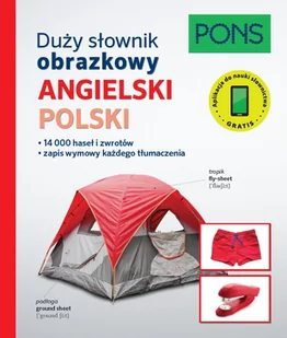 Duży słownik obrazkowy Angielski PONS Nowa - Książki do nauki języka angielskiego - miniaturka - grafika 1