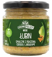 Produkty wegańskie i wegetariańskie - Zdrowopolscy WEGE Smalczyk z łubinu z prażoną cebulką i jabłkami 185g - miniaturka - grafika 1