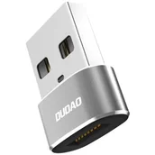 Kable - Dudao adapter przejściówka ze złącza USB Type-C na USB czarny (L16AC black) - miniaturka - grafika 1