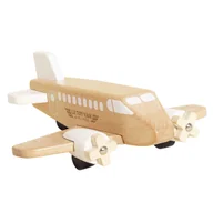 Klocki - Le Toy Van - Drewniany samolot z ruchomymi śmigłami, model - miniaturka - grafika 1