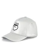 Czapki dla dzieci - KARL LAGERFELD Czapka z daszkiem Z30392 Szary - miniaturka - grafika 1