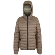 Kurtki i kamizelki sportowe damskie - Kurtka damska Regatta Women’s Hooded Marizion Rozmiar: XS / Kolor: brązowy - miniaturka - grafika 1