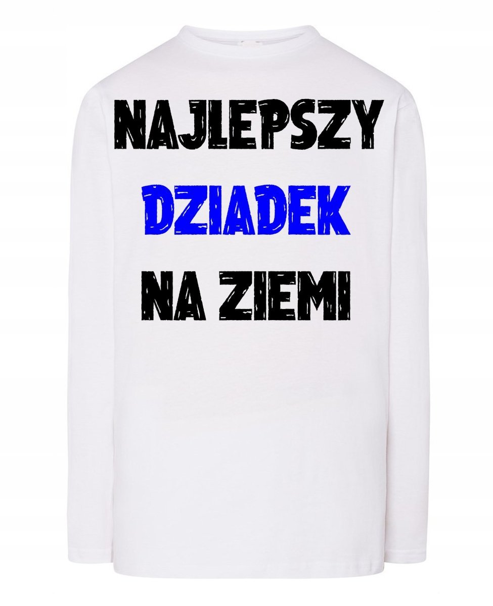 Longsleeve nadruk Najlepszy Dziadek r.S