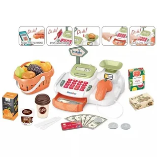 Kasa fiskalna - 36 sztuk - Zabawy w naśladowanie dorosłych - miniaturka - grafika 1