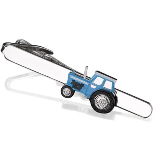 Spinka do krawata Niebieski Traktor SK-1296 - Spinki do mankietów i krawatów - miniaturka - grafika 1
