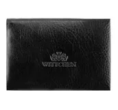 Etui na dokumenty i karty - Wittchen Etui na wizytówki skórzane z blaszką 21-2-133-1 - miniaturka - grafika 1