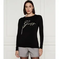 Swetry damskie - GUESS Sweter OLIVE Slim Fit - miniaturka - grafika 1