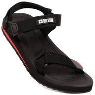 Buty sportowe męskie - Sandały sportowe Big Star DD174717 M INT1808A czarne - miniaturka - grafika 1