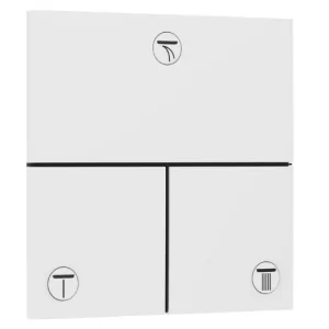 HANSGROHE 15573700 ShowerSelect Comfort E Zawó odcinający, podtynkowy do 3 odbiorników Biały Matowy - Baterie podtynkowe - miniaturka - grafika 1