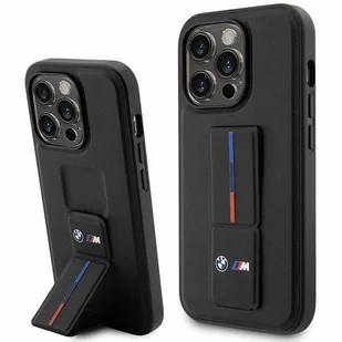 Etui BMW BMHCP14L22GSLK iPhone 14 Pro 6.1" czarny/black hardcase Grip Hot Stamp - Etui i futerały do telefonów - miniaturka - grafika 1