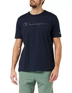 Koszulki męskie - Champion T-shirt męski American Classics, Odcień niebieski w odcieniu, S - miniaturka - grafika 1