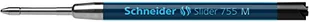 Schneider Slider 755 wkład do długopisu (technologia ViscoGlide, trwały, M = kreska środkowa), 1 szt. w blistrze, czarny - Wkłady do długopisów - miniaturka - grafika 1